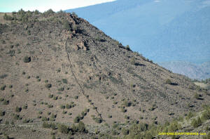 Shasta Valley steep stone line